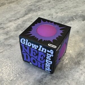 Nee Doh Glow in the Dark Purple Toy
